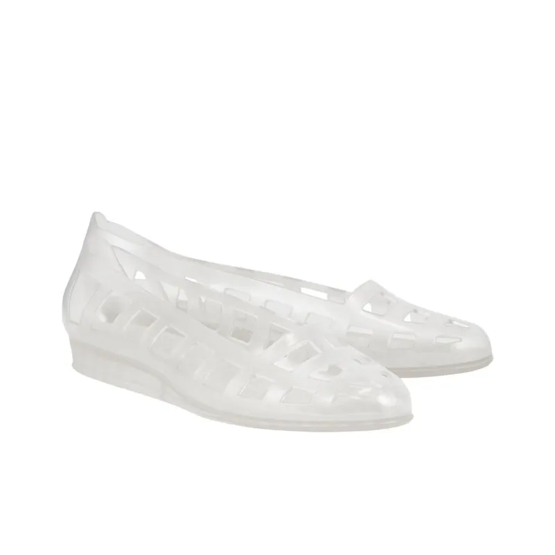 ANCIENT GREEK SANDALS Elli Ballerina Clogs Women's Transparent-2