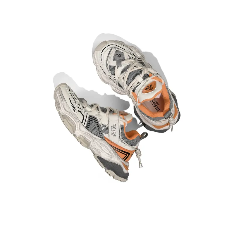 Masongarments Wear-Resistant Breathable Lightweight Height Increasing Low-Top Chunky Sneakers Unisex-2