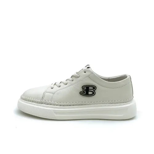 BEN SHERMAN Skateboard Shoes Men Low-Top White