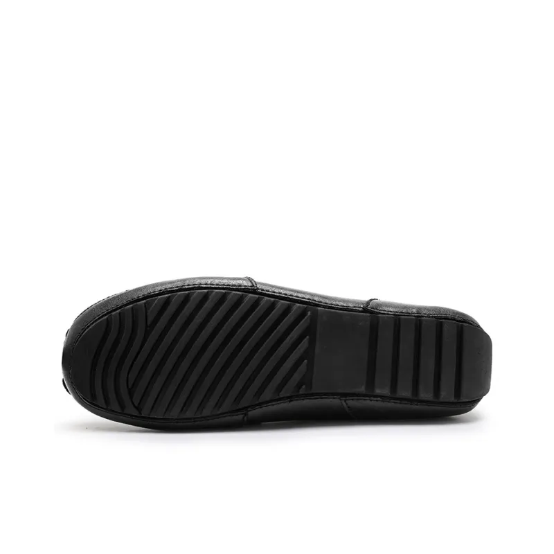 G.N.SHIJIA Gommino Loafers Men Black/Gray-4