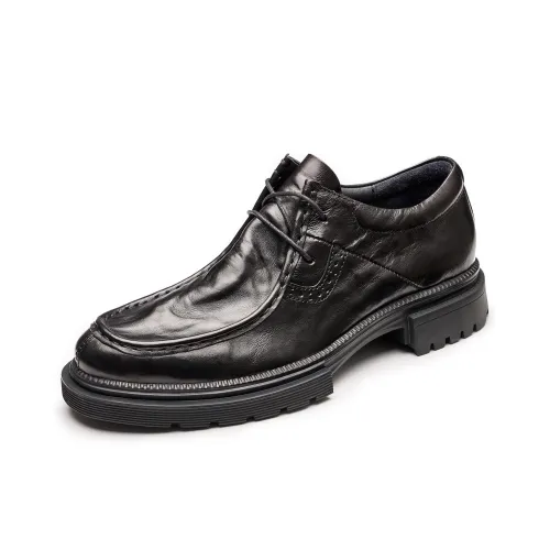 LEYGMENLG Men's Casual Men Low-Top Black