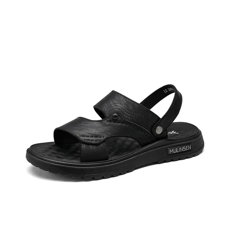 Mulinsen Slip-Resistant Abrasion-Resistant Slide Slippers Men's-1