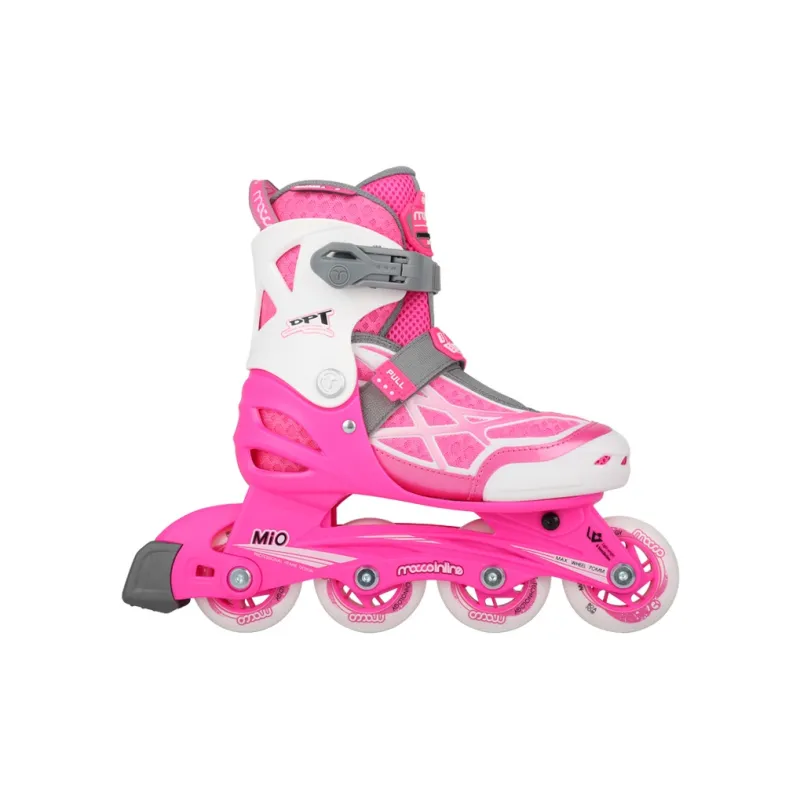 Michael Inline Skates Kids' Size Adjustable Pink-6