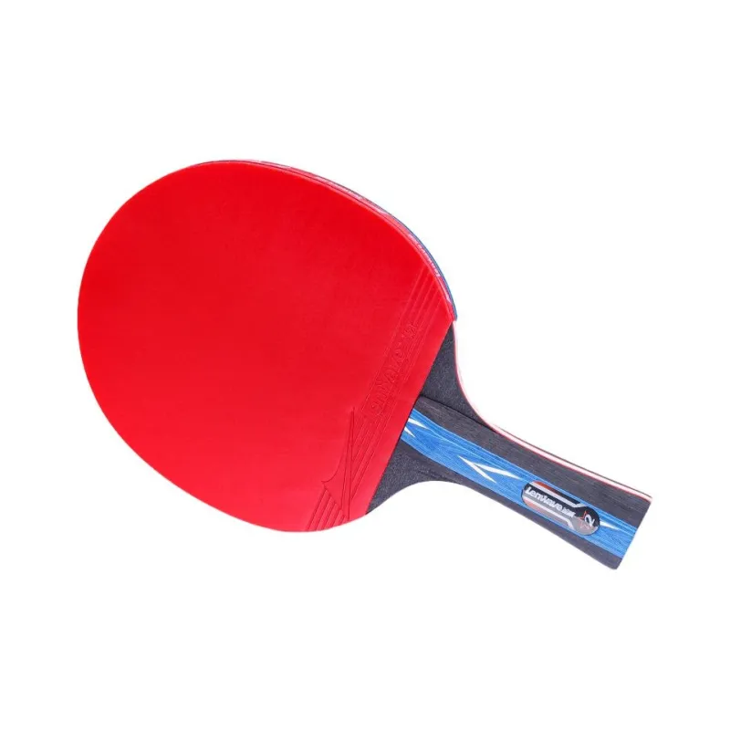 LENWAVE Ping Pong Paddles Unisex All Wood Red/Black-1