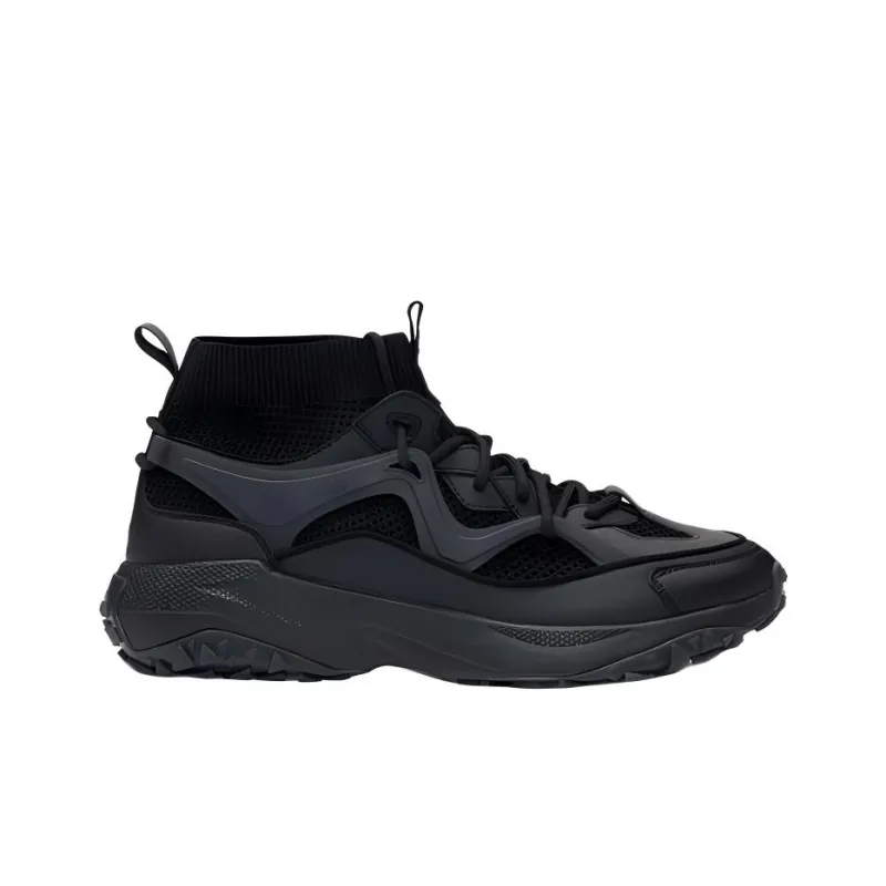 HUGO BOSS High Top Casual Shoes Men's Black-1