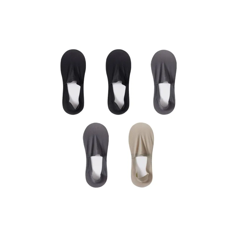 MIIOW No Show Socks Men's 5 Pack-2