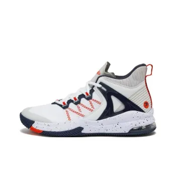 AND1 Cushioning Wear-Resistant Low-Top Basketball Shoes Men's White