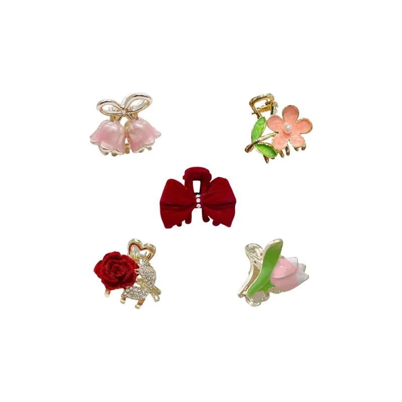 Enchanting Cat Alloy Hair Clips Women's-6