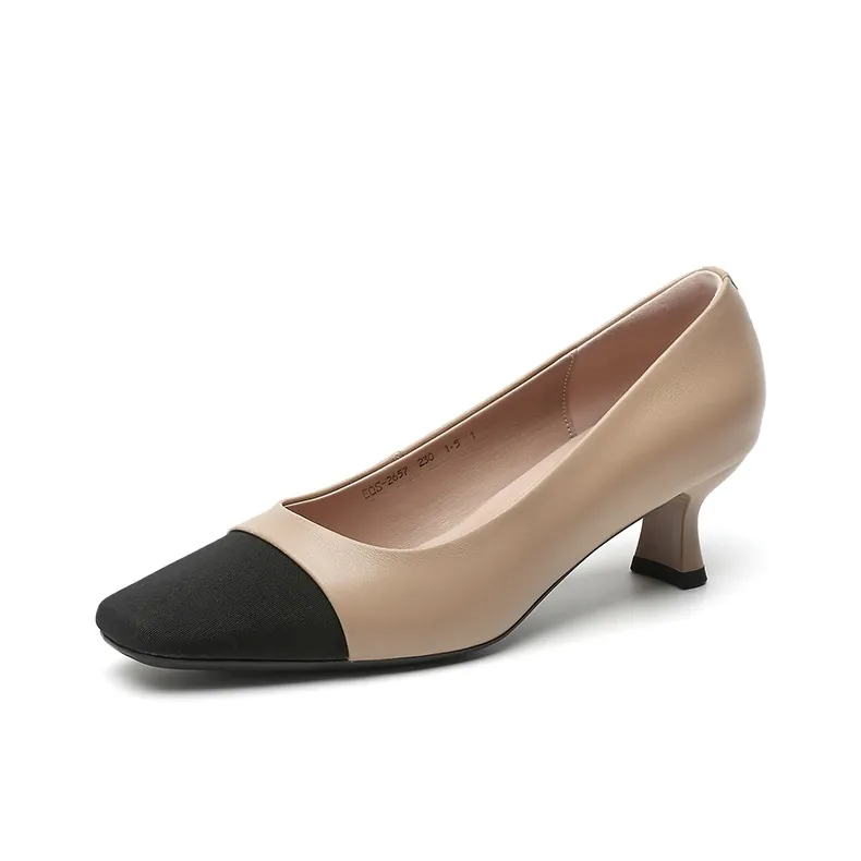 QUICHESHOES Chunky Heel High Heels 6.0cm Women's-6