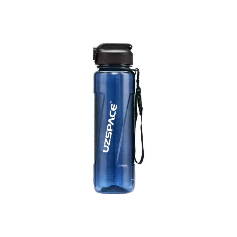 UZSPACE Outdoor Water Equipment Outdoor Water Bottle 850 1000ml Sports Fitness Tritan Material PP-5