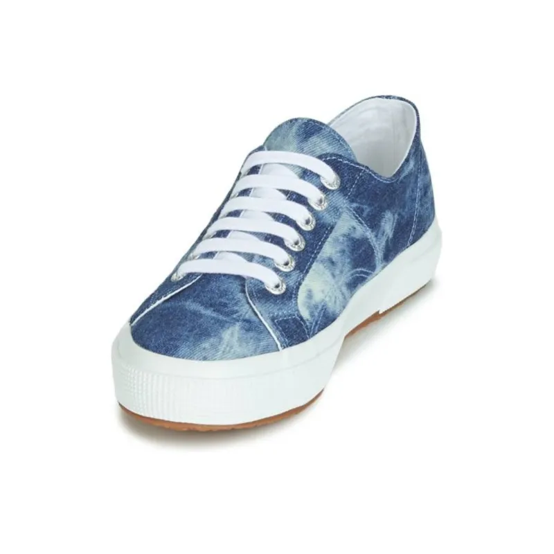 SUPERGA Low Top Skateboard Shoes Unisex Blue-2