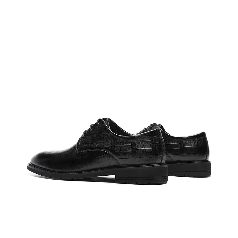 RED DRAGONFLY Height Increasing Leather Shoes Men's-4