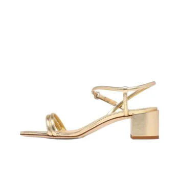 Aeyde Estelle Strap Sandals 4.5cm Women's Gold
