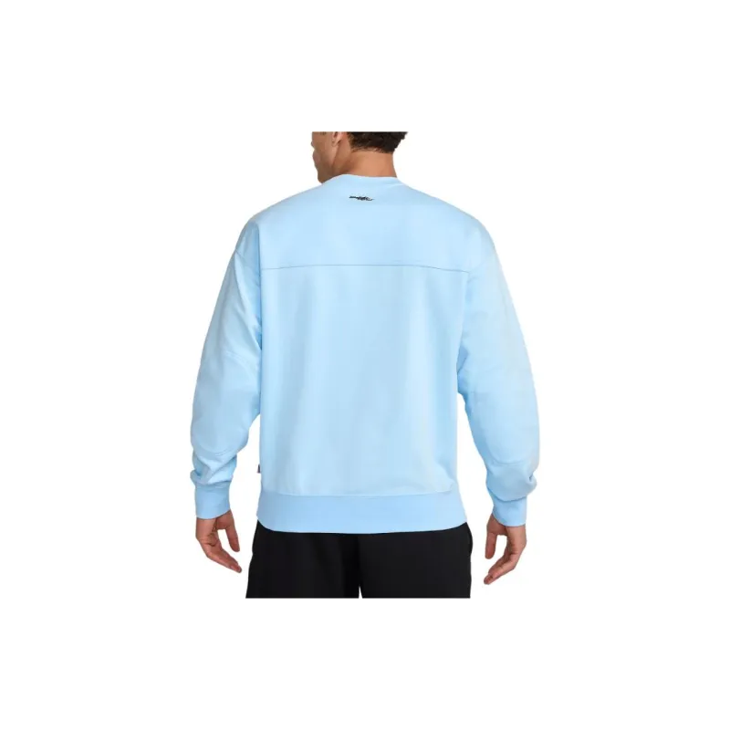 Nike Dri-FIT ADV SS24 Breaking Crew-Neck Sweatshirt Men's Blue White-1