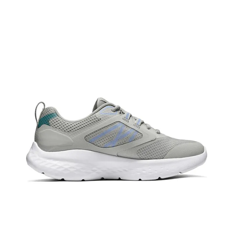 Skechers Cushioning Breathable Low Top Casual Running Shoes Women's Gray Green-1
