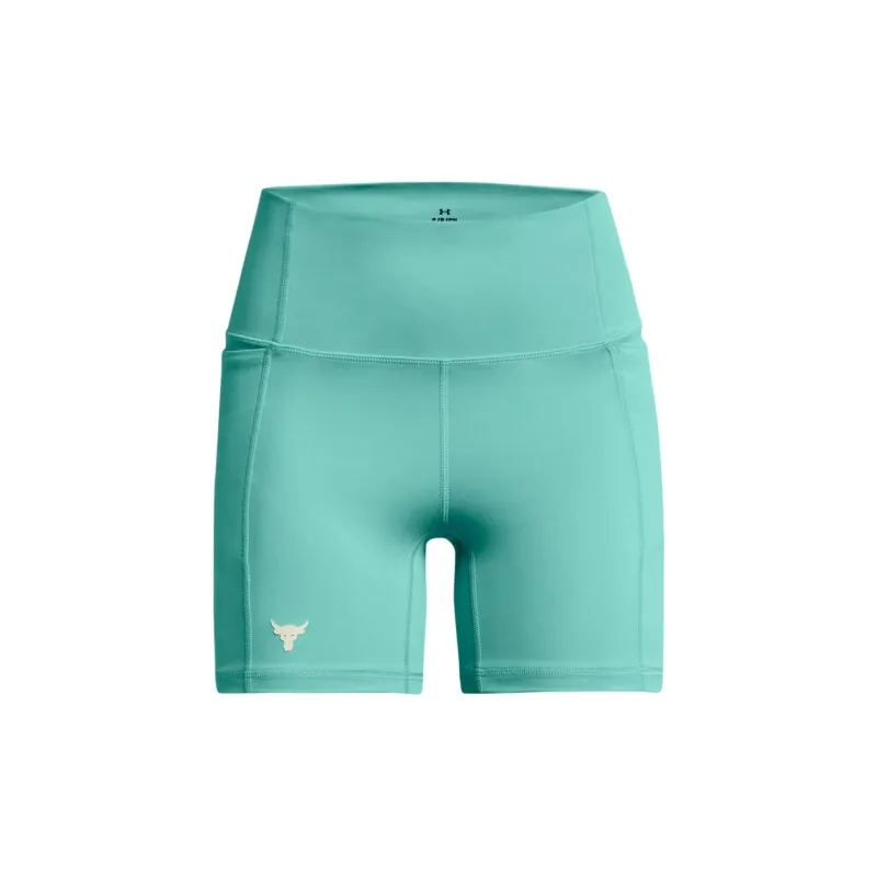 Under Armour ProjectRock Let's Go Bench To Beach Sports Shorts Women's Green Wave-0