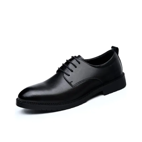 BVFNLEE Dress Shoes Men Low-Top Black