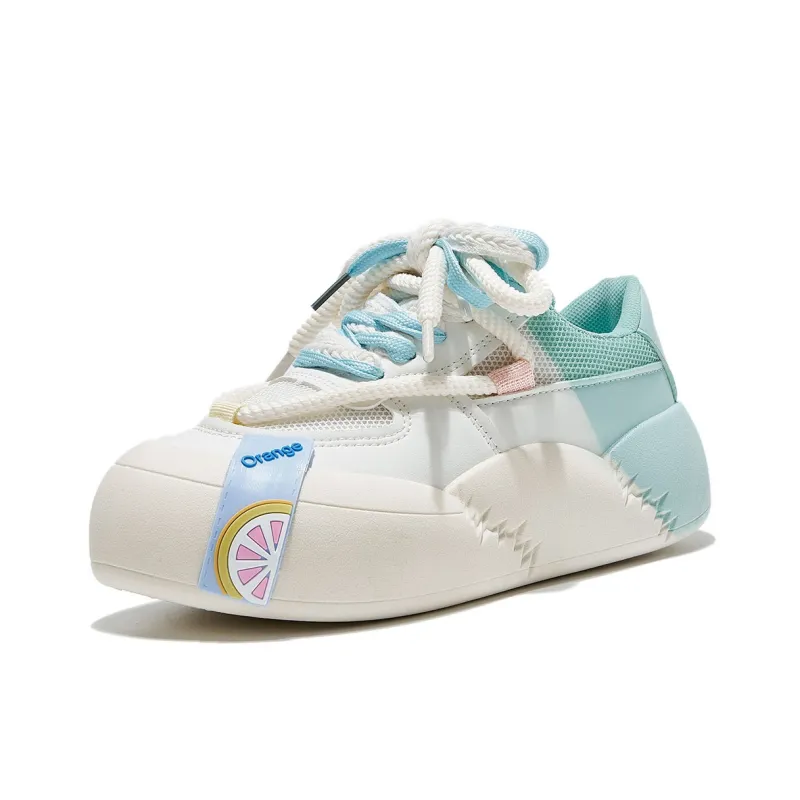 Yiya Dopamine Dressing Fashionable Versatile Low-Top Skateboard Shoes Women's-15