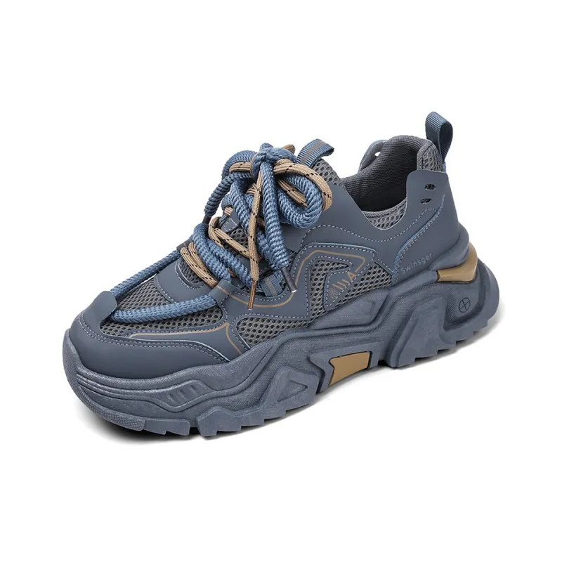 Swinsger Slip Resistant And Breathable Low Top Chunky Sneakers Men's-3