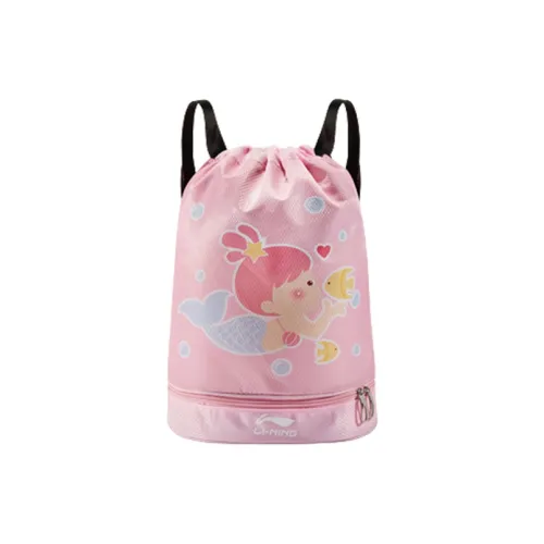 LINING Swim Bags White/Pink/Yellow