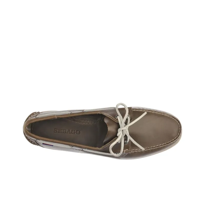 Sebago Docksides Boat Shoes Men's Gray-2