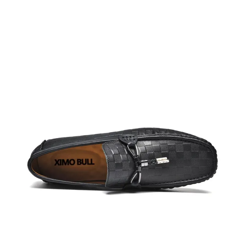 XIMO BULL Beanie Shoes Men's Black-3