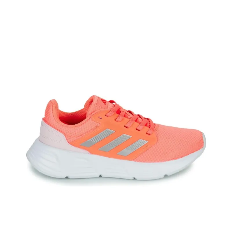 Adidas Galaxy 6 Cushioned Slip-Resistant Low-Top Running Shoes Women's Orange-1