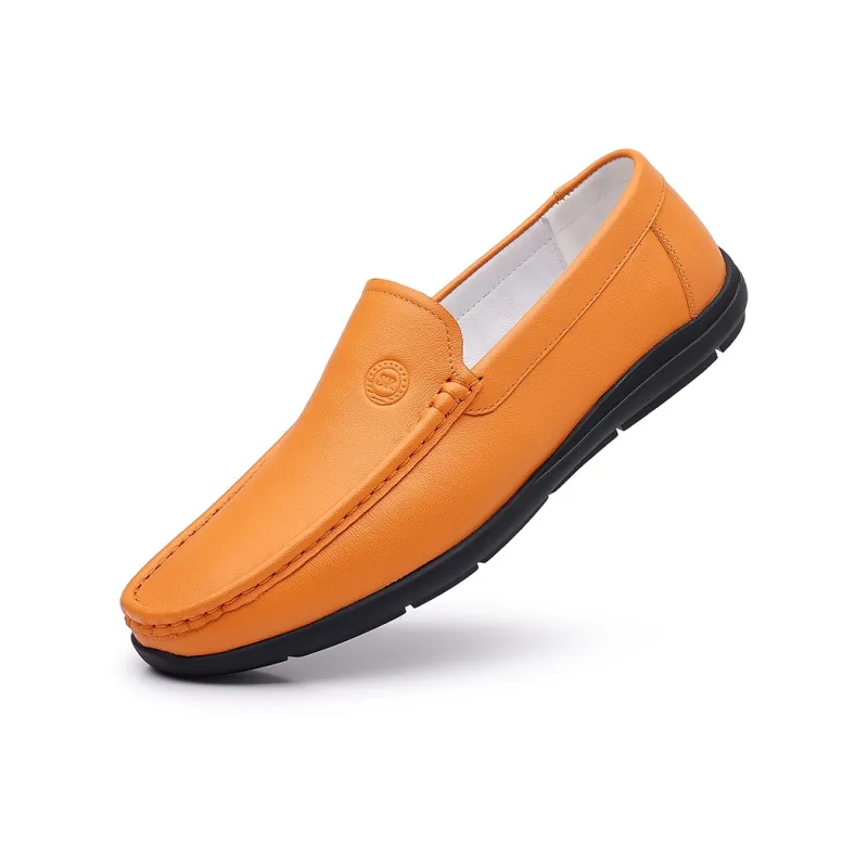 Help Men's Casual Shoes Men Low Top Orange, Black, White-13