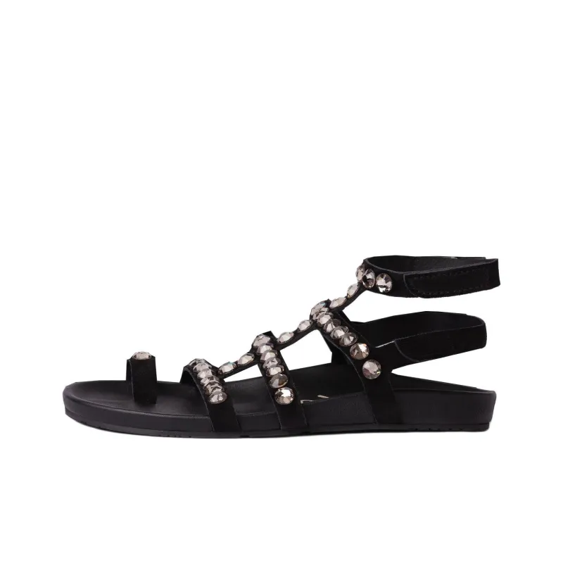 Pedro García Aroa Roman Sandals Women's Black-0