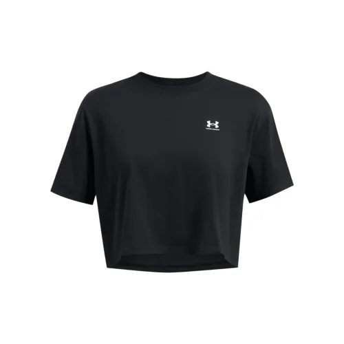 Under Armour Boxy T-Shirts Women's Black