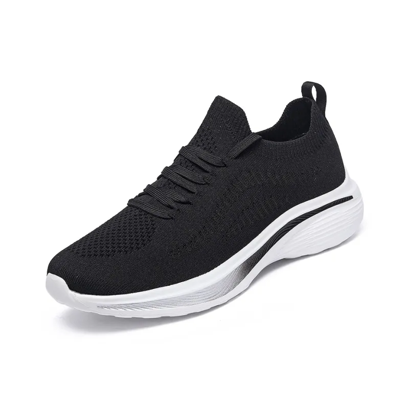 SENGUIBUCK Casual Shoes Men Low Top Black/Green/Orange-0