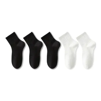 Left Divided By Right Mid-Calf Socks Men's 5 Pack
