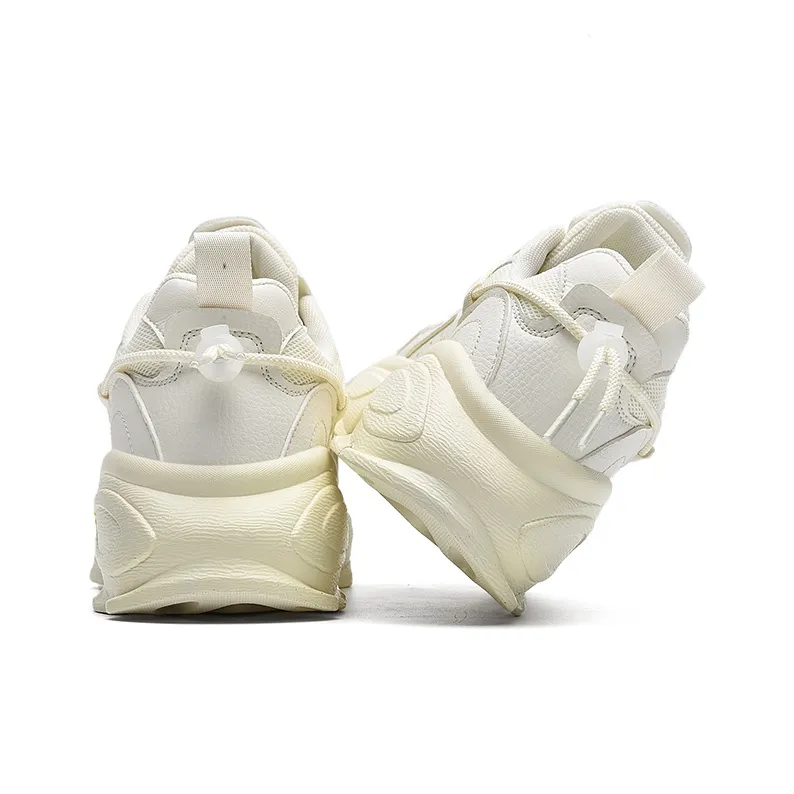 DEVIL AND ANGEL Anti-Slip And Wear-Resistant Breathable Low-Top Chunky Sneakers Unisex Beige-7