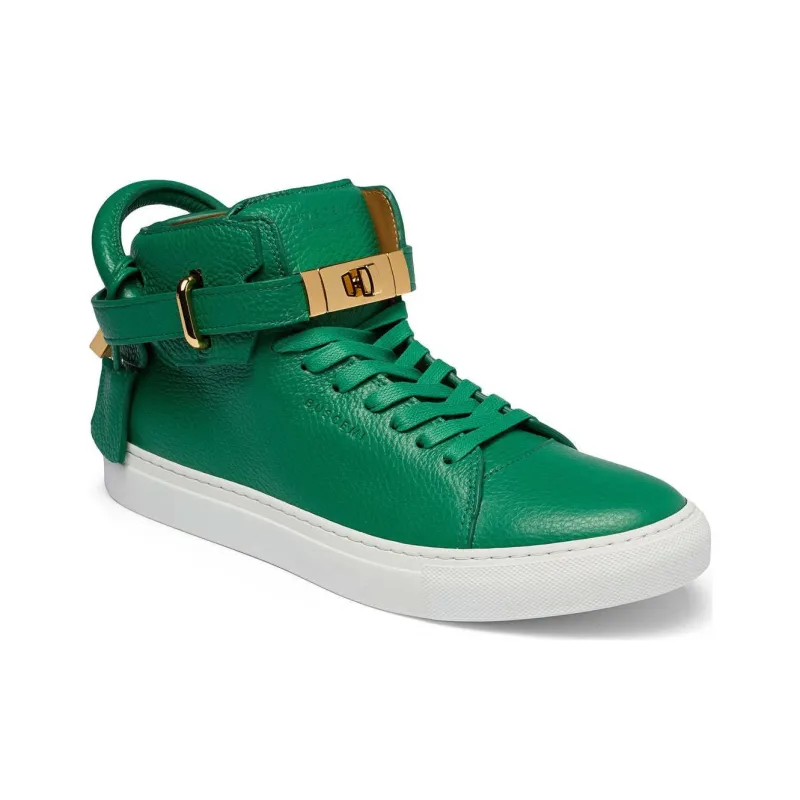 Buscemi Skateboard Shoes Men's Green-3