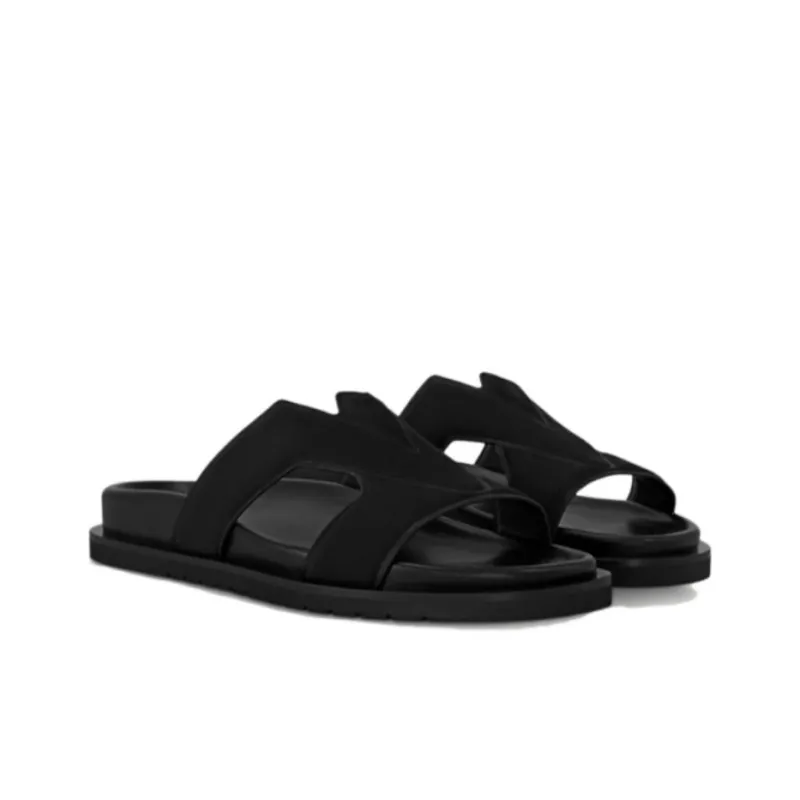 LOUIS VUITTON Oasis Slide Slippers Men's Black-3