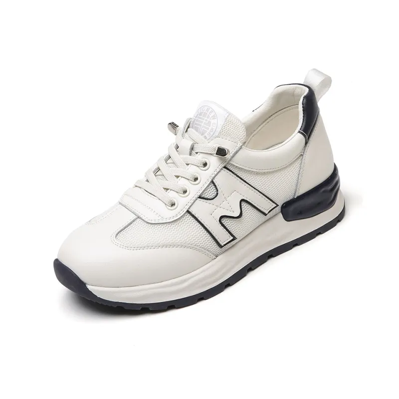 Cigna Breathable Mid-Top Mid-Age Mother Shoes-2