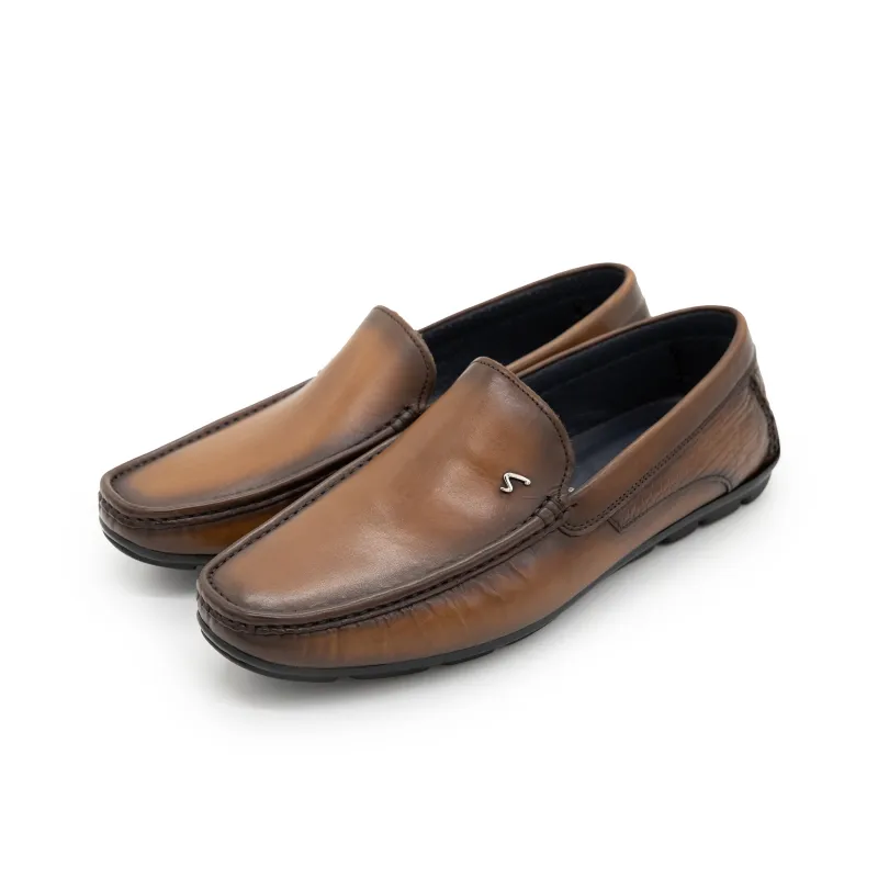 Satchi Slip on Loafers Men's Light Brown-2