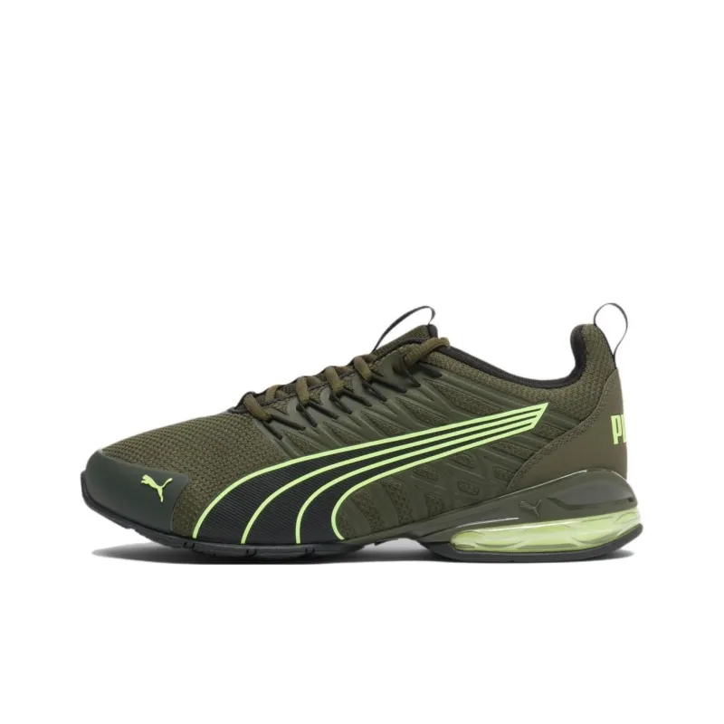 PUMA Voltaic Evo Anti Slip Wear Resistant Low Top Running Shoes Men's Green-0