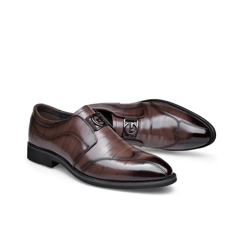 MODENGPAN Dress Shoes Men's Black-2