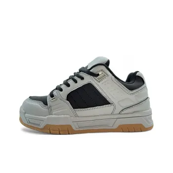 ITGI Anti-Slip Wear-Resistant Low-Top Skateboard Shoes Unisex Premium Gray