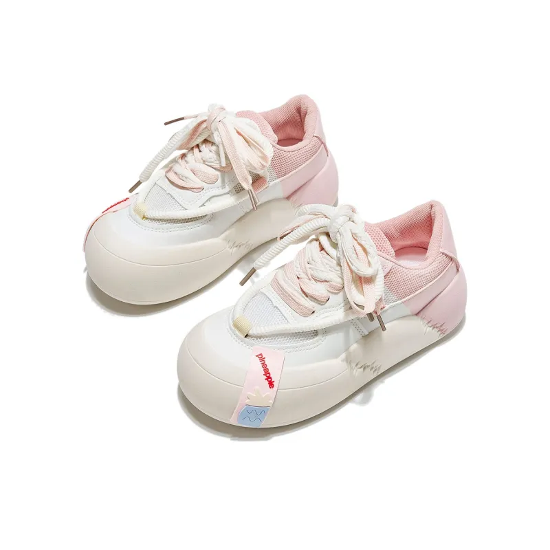 Yiya Dopamine Dressing Fashionable Versatile Low-Top Skateboard Shoes Women's-10