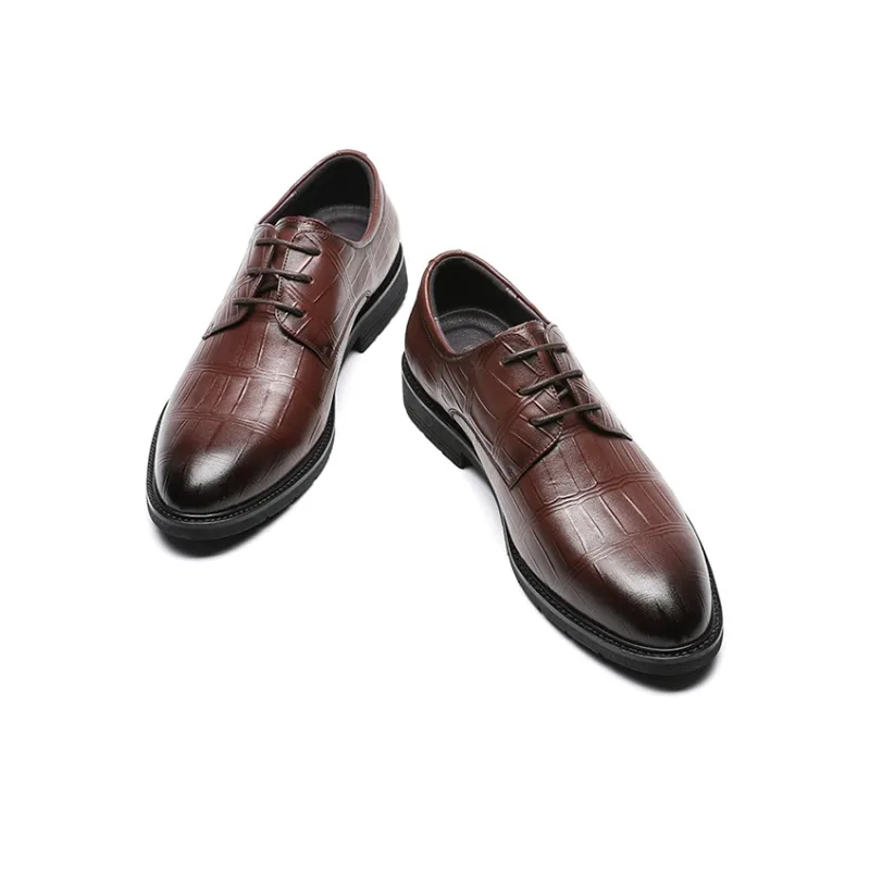 RED DRAGONFLY Height Increasing Leather Shoes Men's-25