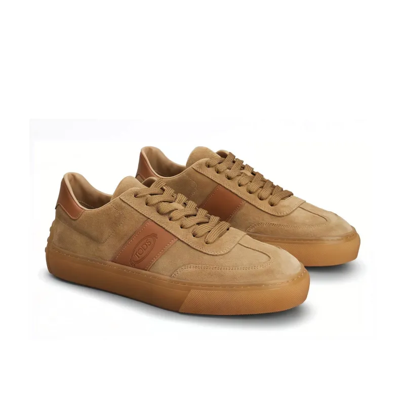 TOD'S Logo Embossed Panelled Sneakers-2