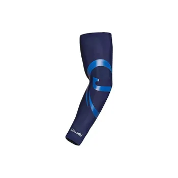 SPALDING Arm Guards Breathable, Protective, Slip Resistant Black, Blue Cotton, Elastane