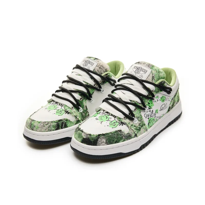 LAZY BONS Low-Top Skateboard Shoes Unisex-23