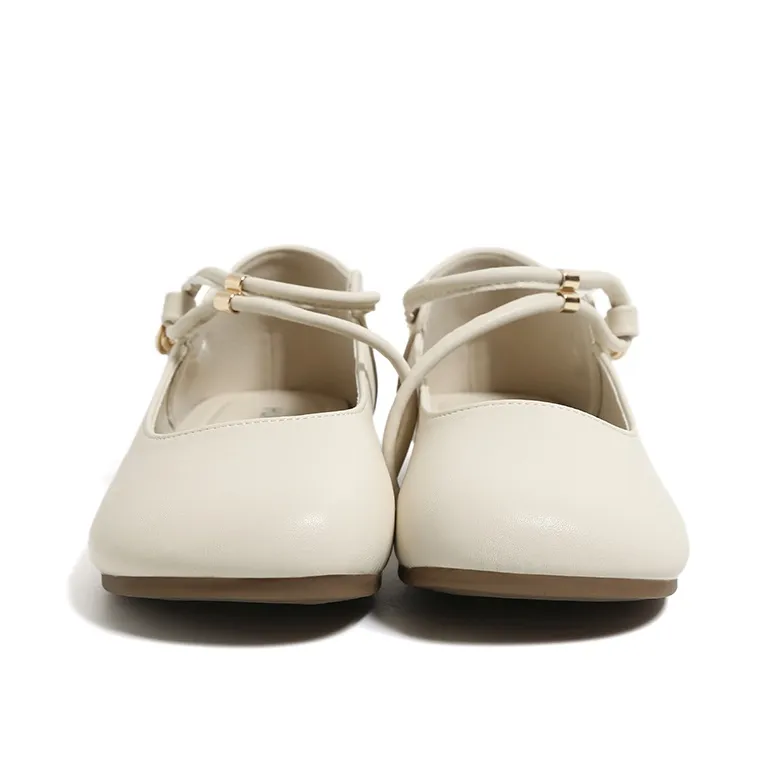 HUANQIU Flat Mary Jane Shoes Women's-3