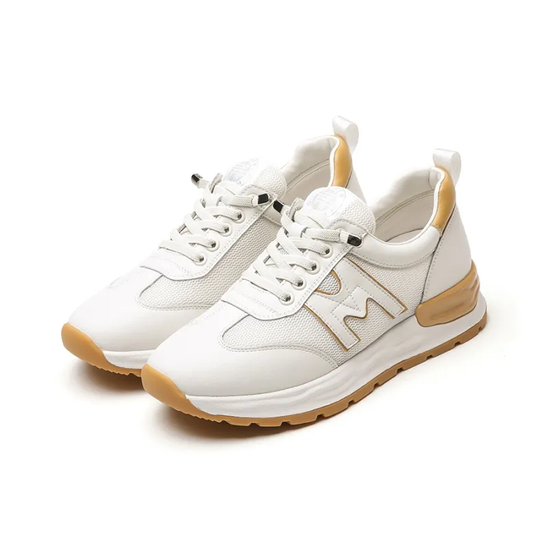 Cigna Breathable Mid-Top Mid-Age Mother Shoes-1