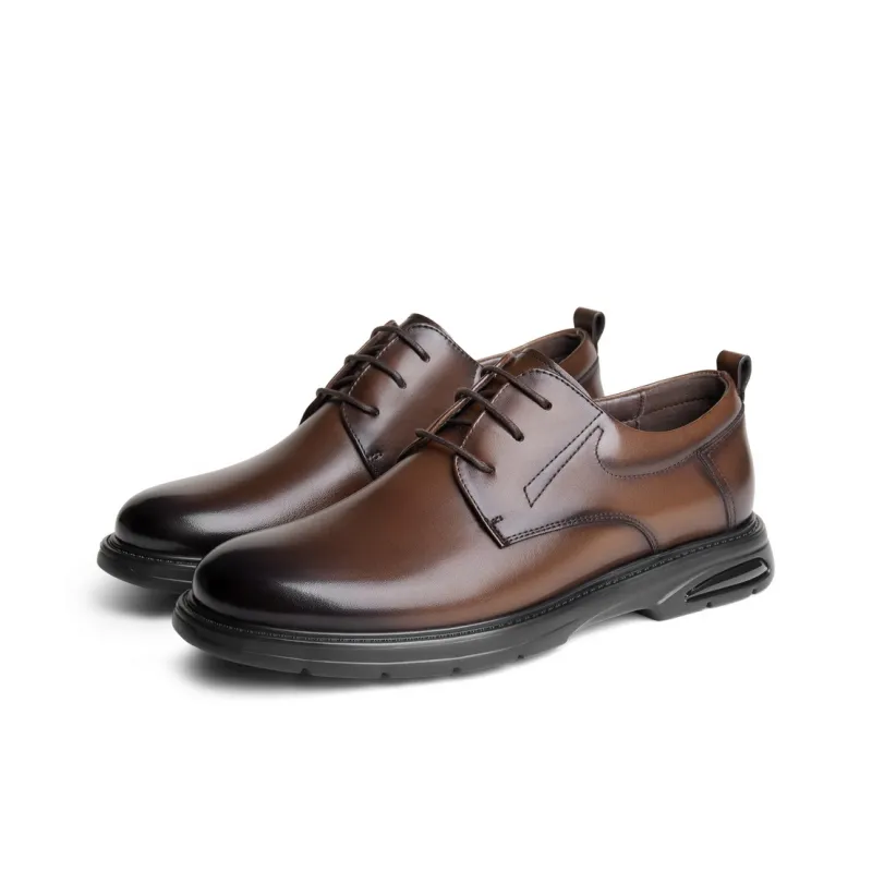 BELLE Dress Shoes Men Low Top Black-9