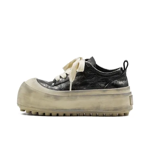 Little Sue Niche Design Trendy Versatile Distressed Wash Dirty Shoes Low Top Fashion Casual Shoes Women
s