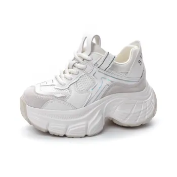 Shoe Cabinet Floral Language Low-Top Chunky Sneakers Women's